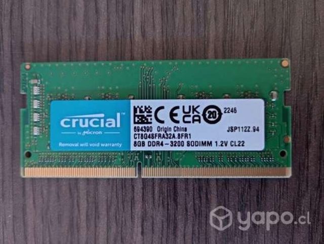 RAM 8GB a 3200Ghz!