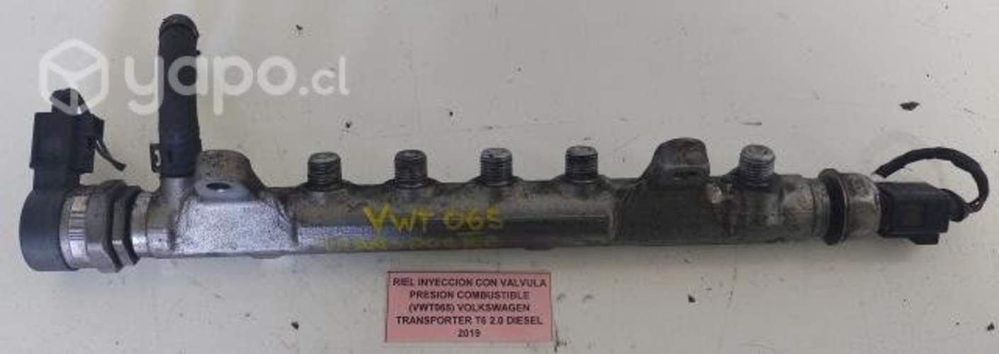 Riel Inyección Con Válvula Presión Combustible
