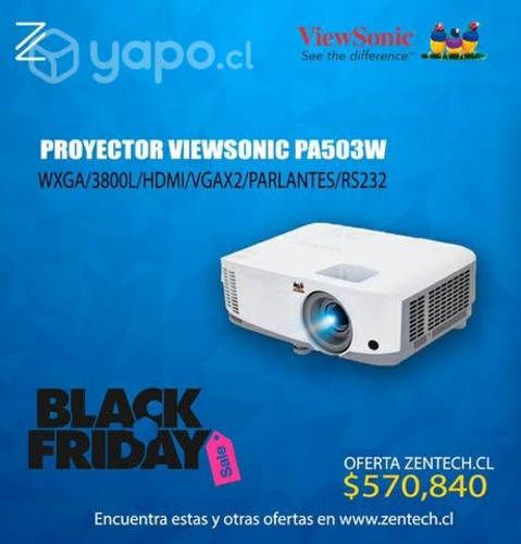 Proyector viewsonic pa503w