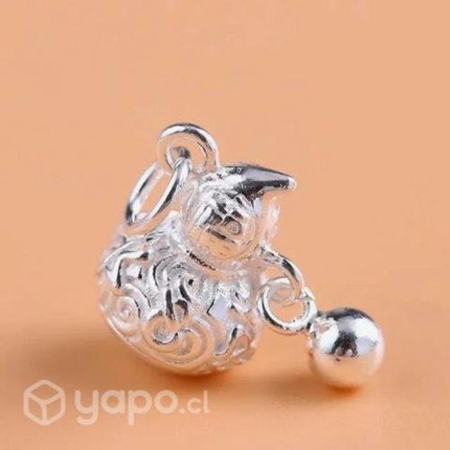 Colgante plata de ley 925 diseño calabaza calada