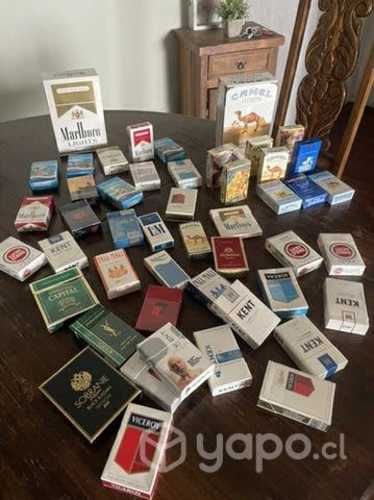 Colección de cajetillas sin cigarrillos (50 uni)