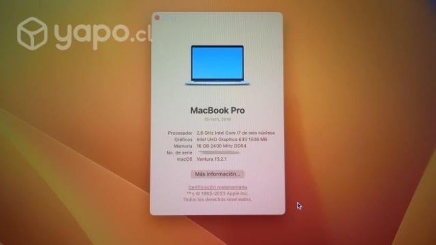 MacBook Pro 15&quot;, pantalla nueva, 3 meses de uso re