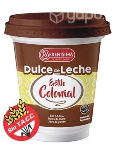 Dulce de leche la serenisima 400 gramos