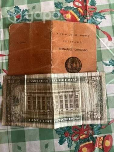 Billetes antiguo de Escudos y Peso provisorio