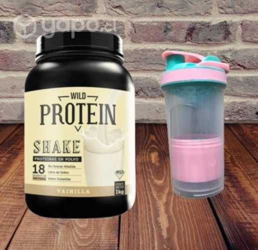 Wild Foods Proteina Polvo Vainilla 1kg Con Botella