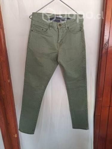 Jeans Index Color Verde