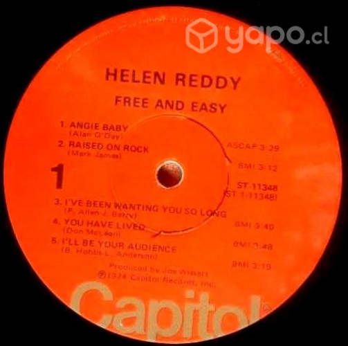 Vinilo L.P. Helen Reddy &#8211; Free And Easy