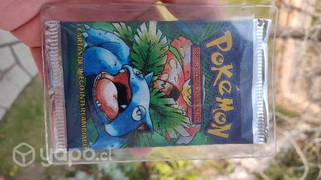 Sobre Pokémon Antiguo Sellado Base Set