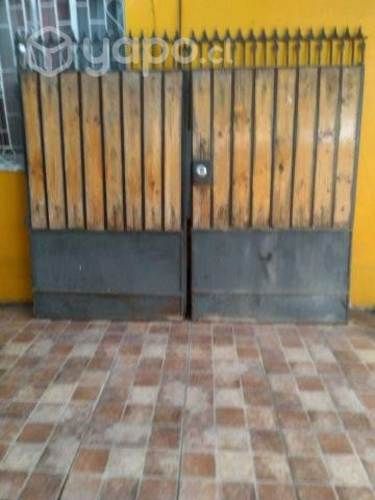 Porton de fierro macizo