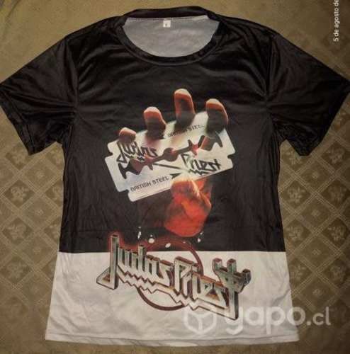 Polera Judas Priest British Steel nueva talla M
