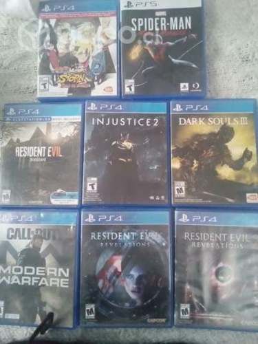 Juegos de play 4 lote usados