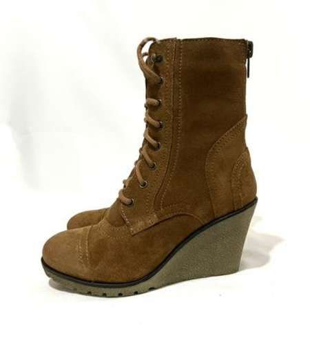 Botín Cuero Taco Chino Marca Skechers N*35 Café