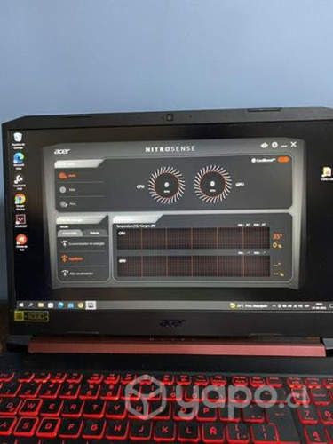 Notebook gamer nitro 5 con periféricos