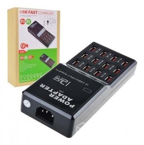 Hub Multi Puerto Usb 3.1 De 12 Puertos Carga Rapid