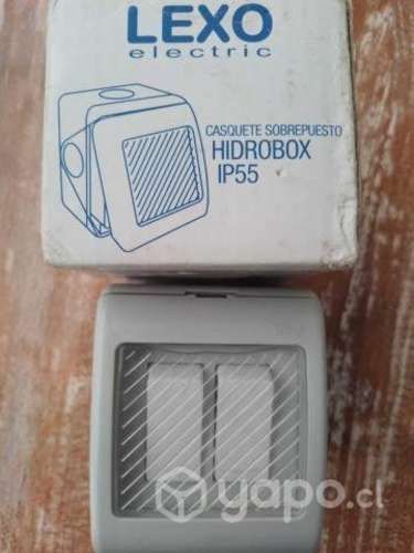Interruptor hidrobox doble exterior