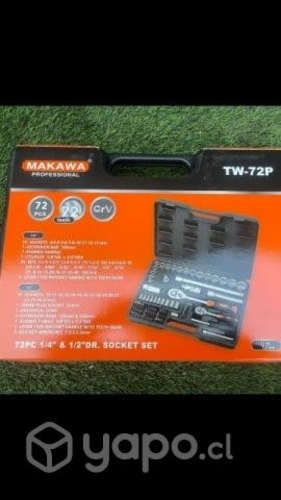 Juego de dados 72 piezas marca Makawa