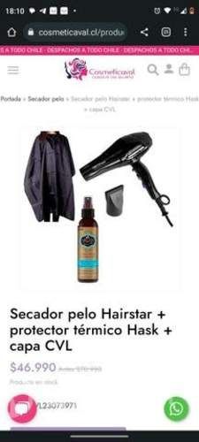 Secador de pelo profesional ( set)