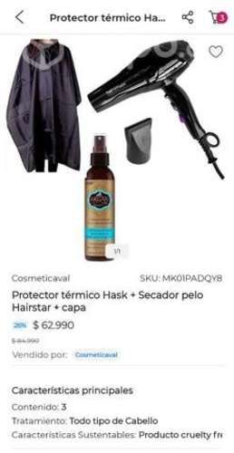 Secador de pelo profesional ( set)