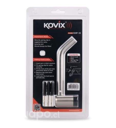 Candado remolque carro de arrastre kovix khp 16mm