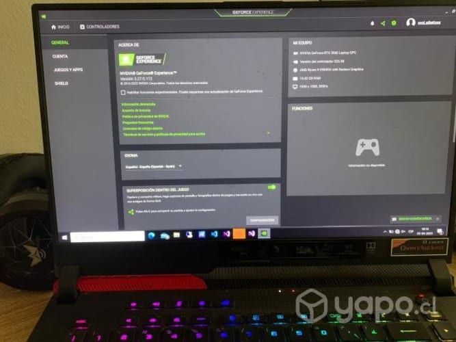 Notebook gamer Asus rog strix q513qm