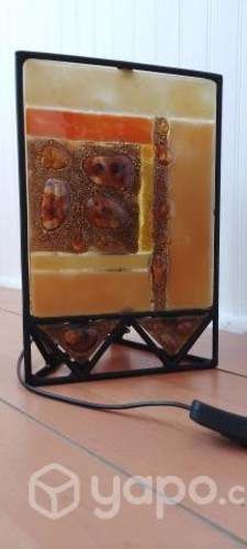 Lampara artesanal de vidrio