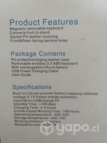 Carcasa con teclado de IPad Pro 12,9