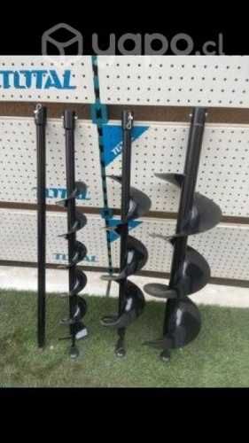 Barreno erux, orilladora y desbrozadora, motosierr