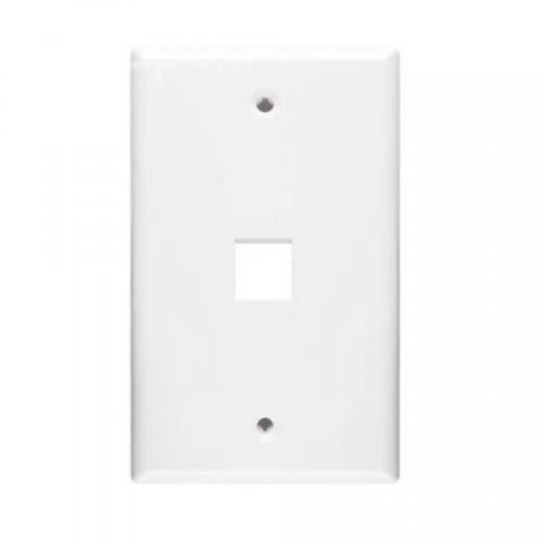 Placa a muro 1 modulo, blanca