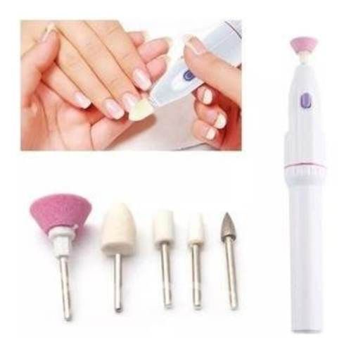 Set Manicure Pedicure Incluye 5 Puntas Cambiables