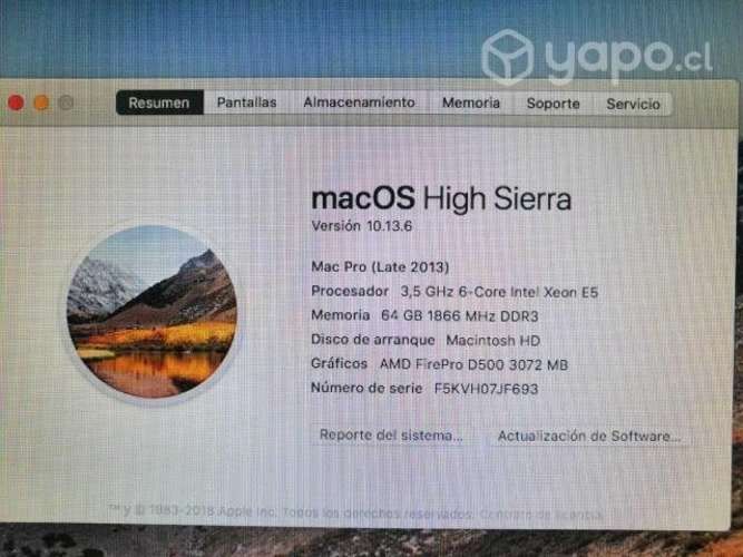 MacPro 6-Core Intel Xeon E5