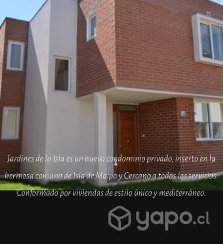 Casa estilo Mediterraneo, 108 m2, condominio