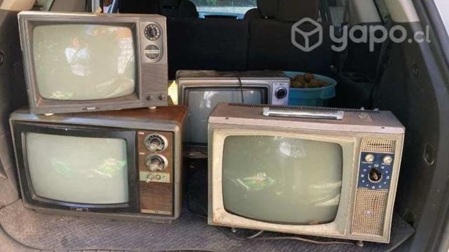 Televisores antiguos colección/adorno