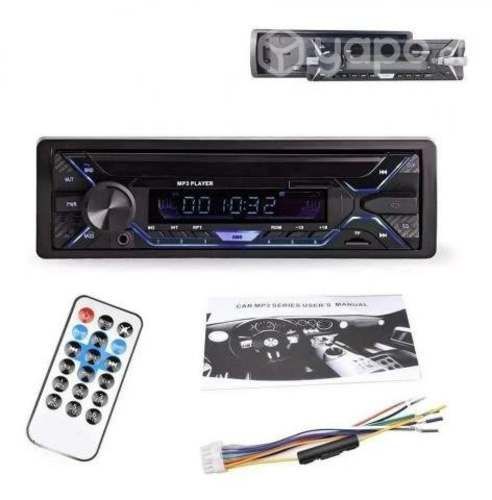 Radio Auto Panel Desmontable Bluetooth Mp3 Aux Usb
