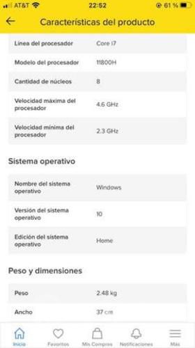 Computador laptop gamer