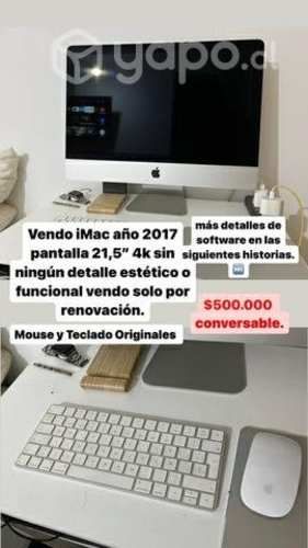IMac 2017 pantalla 21.5 4k
