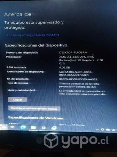 Computador de escritorio AMD 2,7
