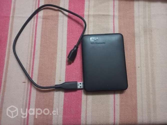 Disco duro externo Western Digital WD Elements 1TB