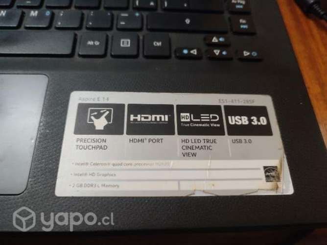 Notebook Acer Aspire E14
