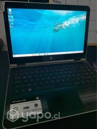 Notebook HP x360 Pavilion convertible a Tablet