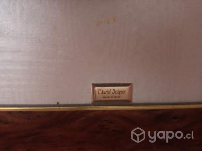 Cuadro bañado en plata