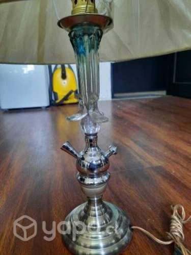 Lámpara metálica cromada