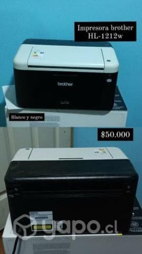 Impresora brother HL-1212w blanco y negro