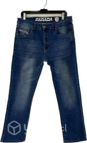 Jeans Elástico Marca Parada 111 Talla 44 Azul