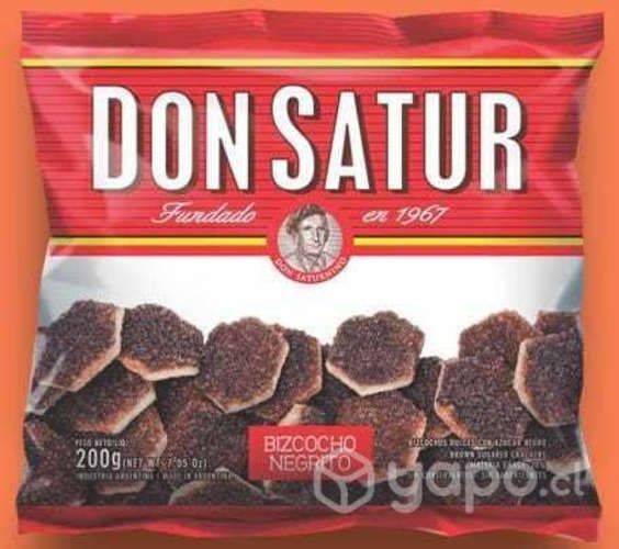 Galleta don satur negra dulce