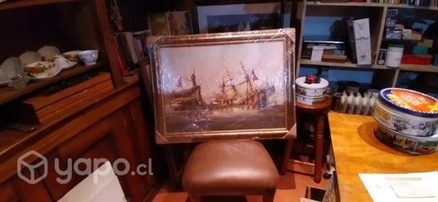 Cuadros combates IQUIQUE Y ANGAM