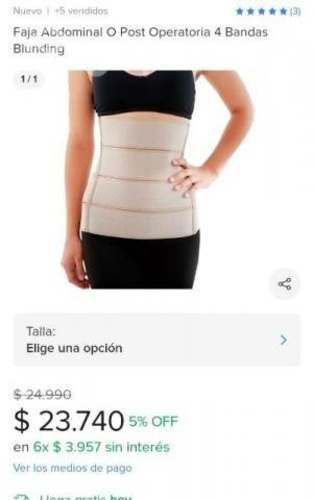 Faja 4 bandas Blunding