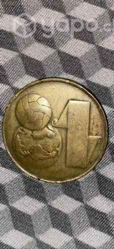 Moneda del mundial del 1962, una reliquia