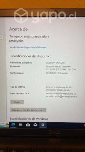 Notebook Dell Latitude 7420 intel i7 ¡Como Nuevo