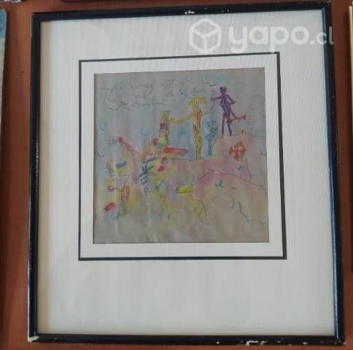 Antiguos esbozos, bosquejos y pinturas.