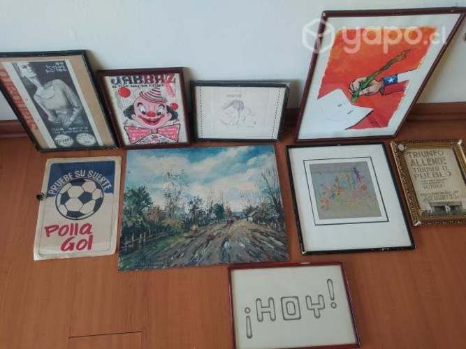 Antiguos esbozos, bosquejos y pinturas.